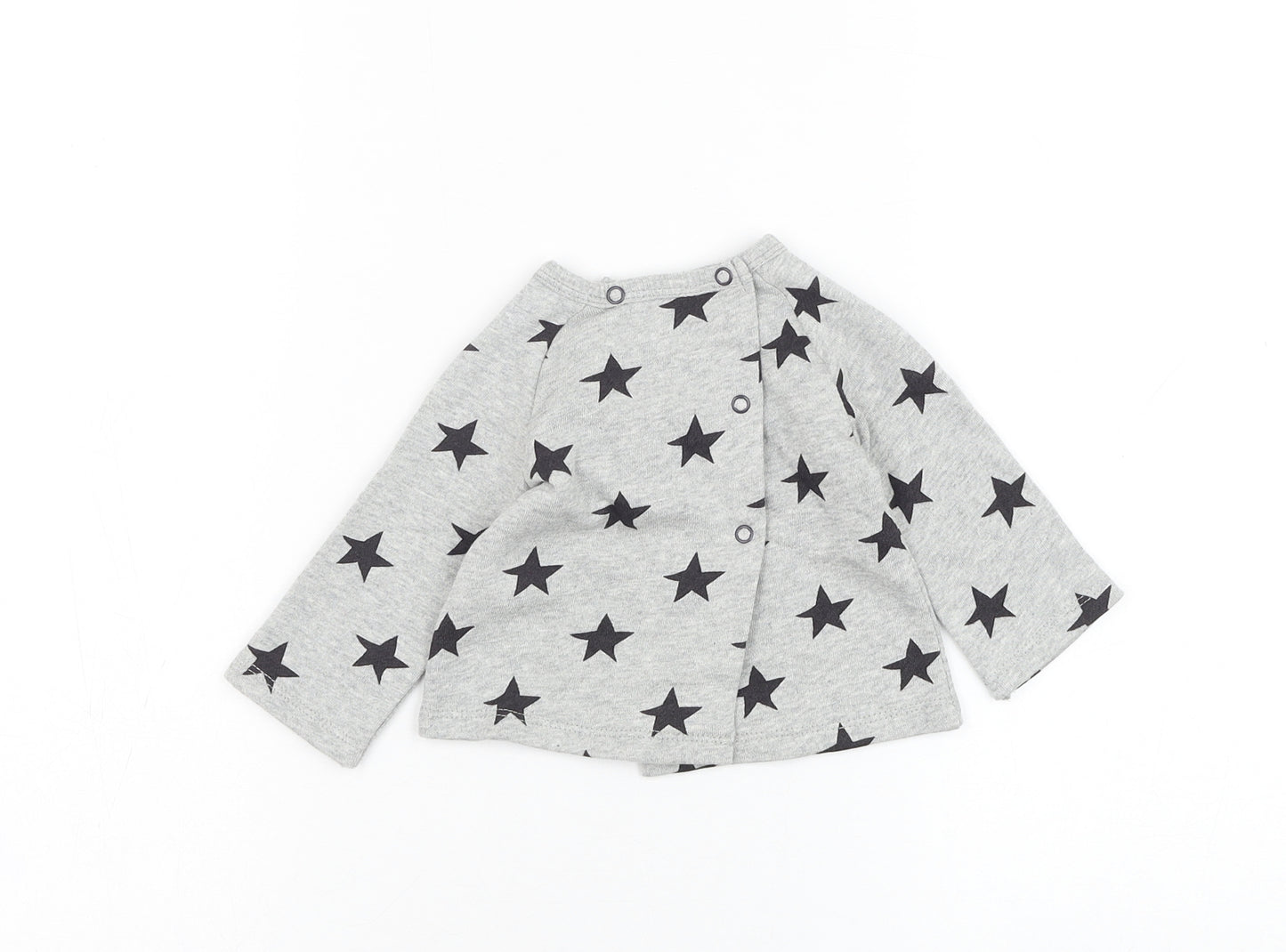 La Redoute Boys Grey  Cotton Pullover Jumper Size 3-6 Months  Pullover - Star