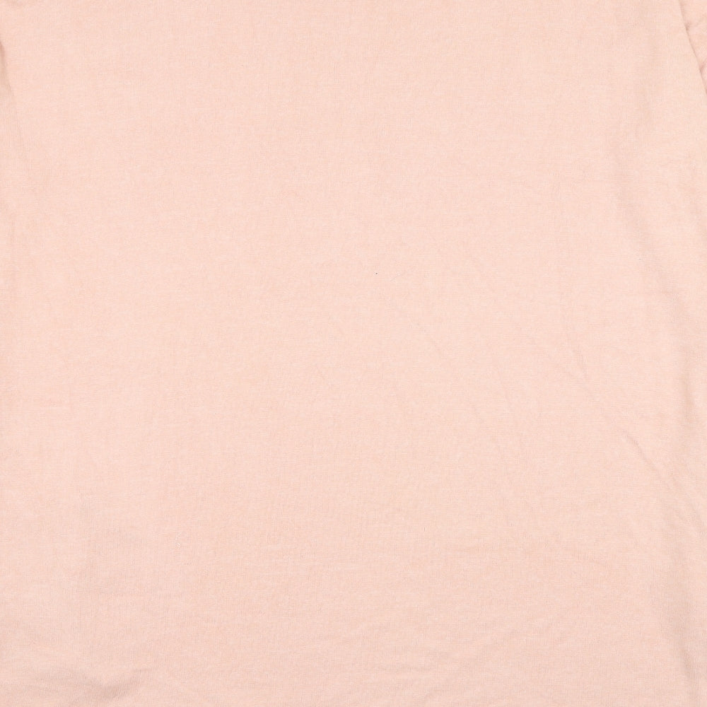 J.D Williams Womens Pink Round Neck  Viscose Pullover Jumper Size 14