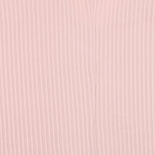 New Look Womens Pink Round Neck  Polyester Pullover Jumper Size S