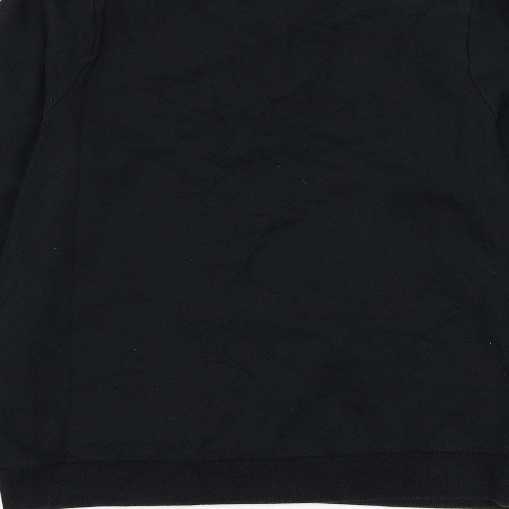 NEXT Womens Black  Cotton Pullover Sweatshirt Size 14  Pullover - Christmas