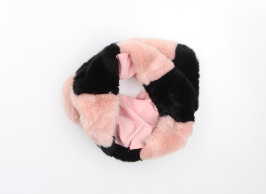 NEXT Girls Multicoloured Striped Acrylic Cowl/Snood Scarves & Wraps One Size  - Fur