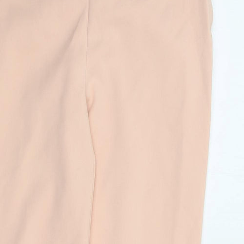 Zara Womens Pink  Polyester Trousers  Size M L27 in Regular Zip
