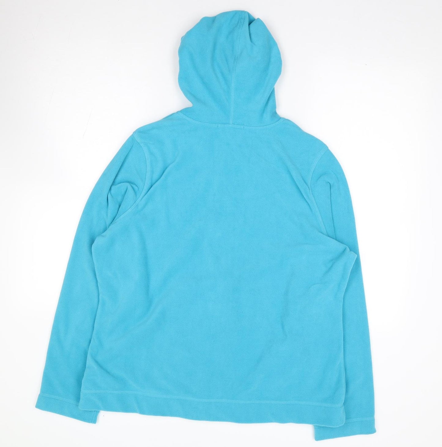 George Womens Blue  Polyester Full Zip Hoodie Size 20  Zip