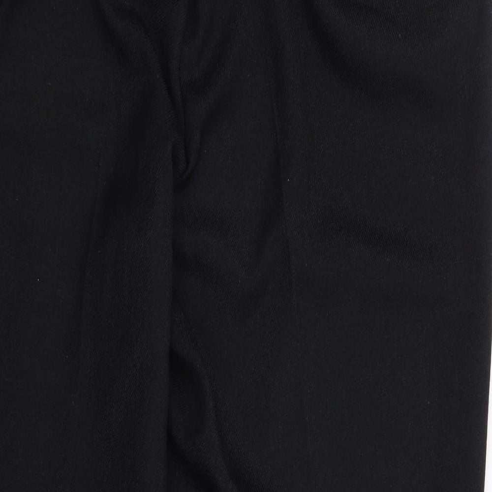 Papaya Womens Black  Polyester Trousers  Size 16 L29 in Regular