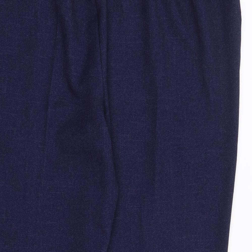 Papaya Womens Blue  Polyester Trousers  Size 18 L27 in Regular