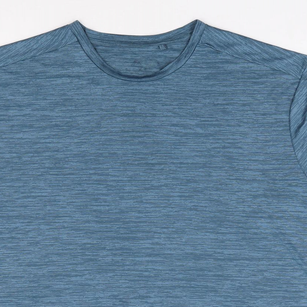 NEXT Mens Blue  Polyester Jersey T-Shirt Size XL Crew Neck Pullover