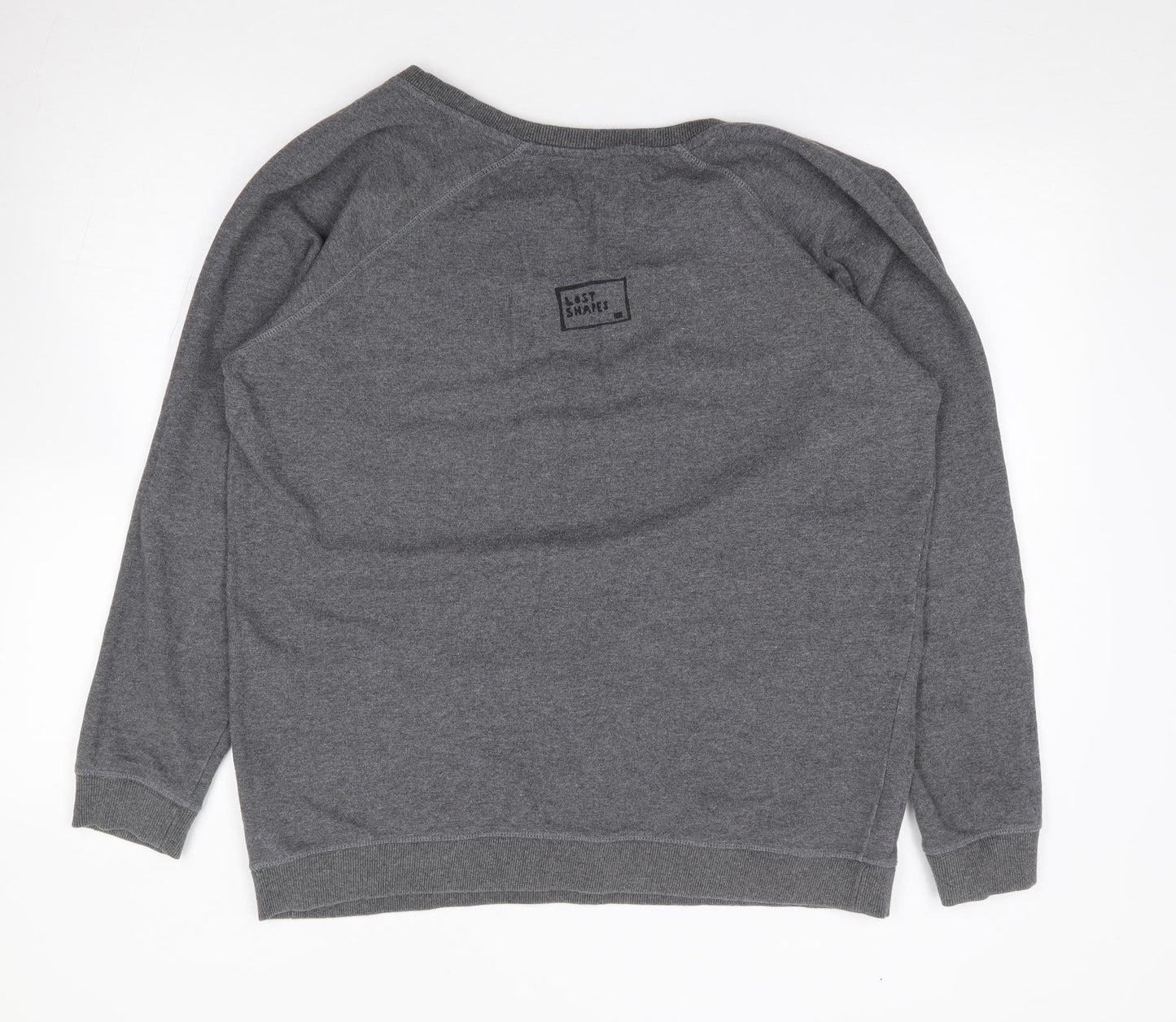 Earth Positive Womens Grey  100% Cotton Pullover Sweatshirt Size XL  Pullover