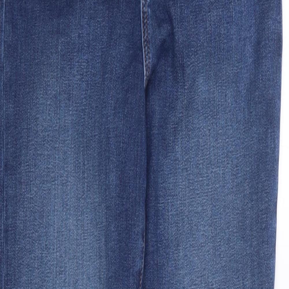 Dunnes Womens Blue  Cotton Skinny Jeans Size 12 L29 in Regular Zip