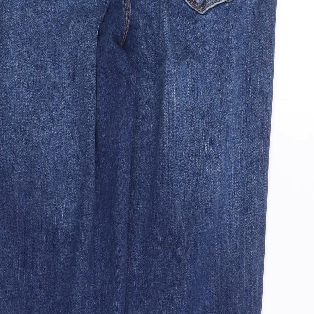 Dunnes Womens Blue  Cotton Skinny Jeans Size 12 L29 in Regular Zip