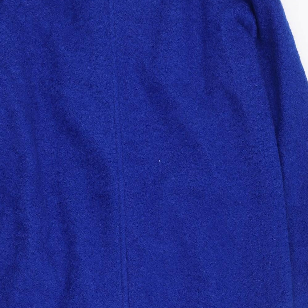 Primark Womens Blue   Jacket Coat Size 16  Button