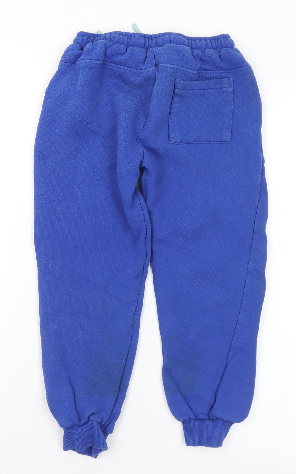 Leigh Tucker Boys Blue  Cotton Jogger Trousers Size 7-8 Years  Regular