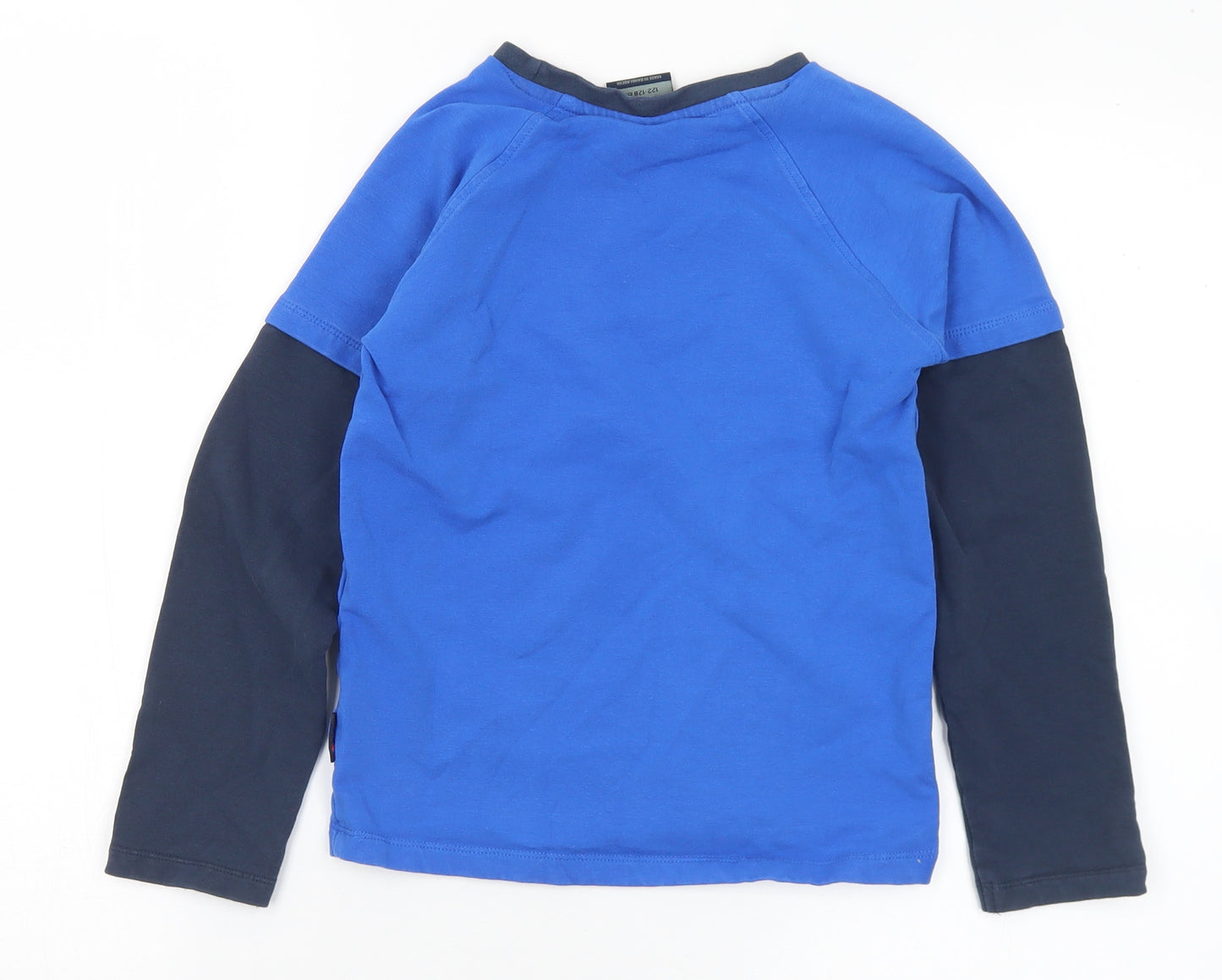 Trespass Boys Blue  Cotton Pullover Sweatshirt Size 7-8 Years   - Mountains