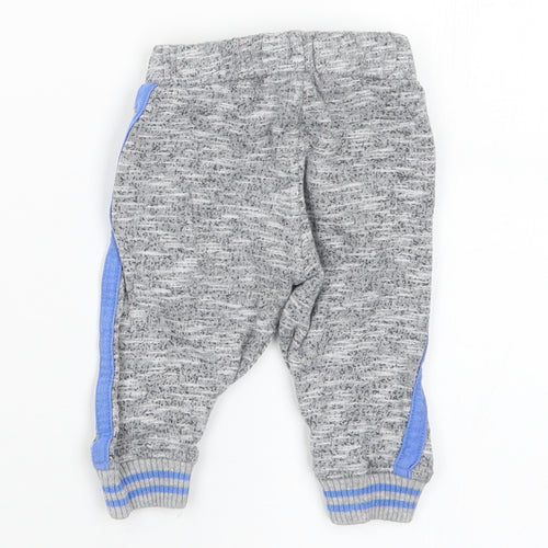 Heatons Boys Grey  Cotton Jogger Trousers Size 3-6 Months