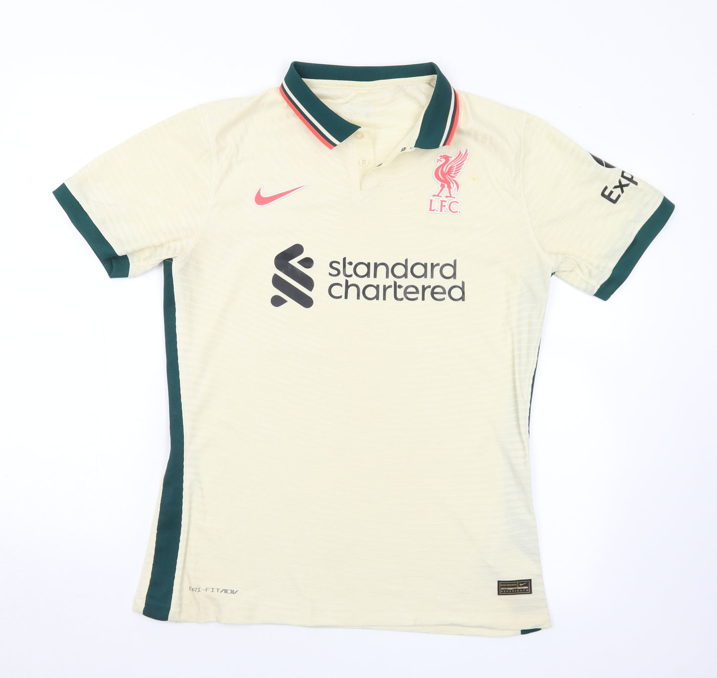 Nike Mens Multicoloured  Polyester  Polo Size L Collared  - Liverpool FC