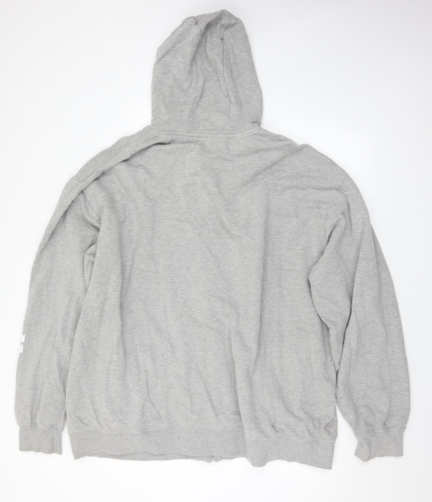 ellesse Mens Grey  Cotton Full Zip Hoodie Size 4XL