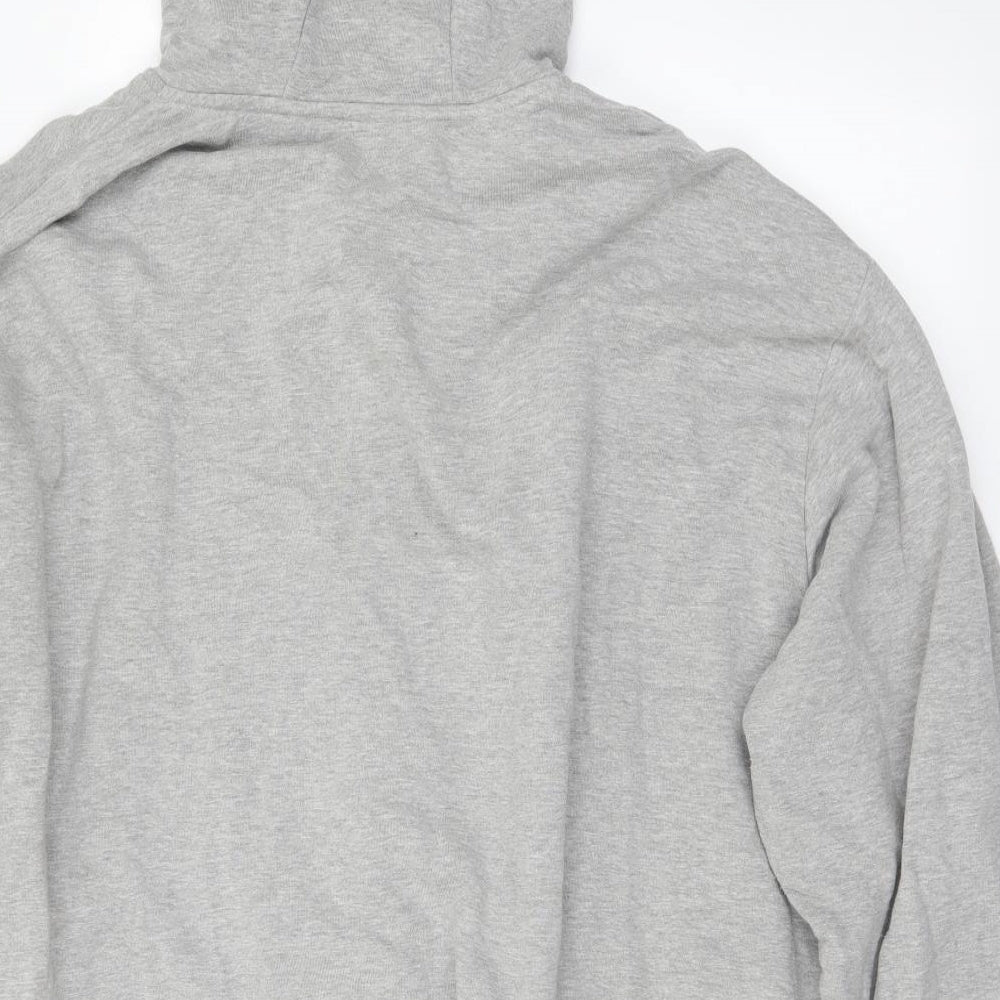 ellesse Mens Grey  Cotton Full Zip Hoodie Size 4XL