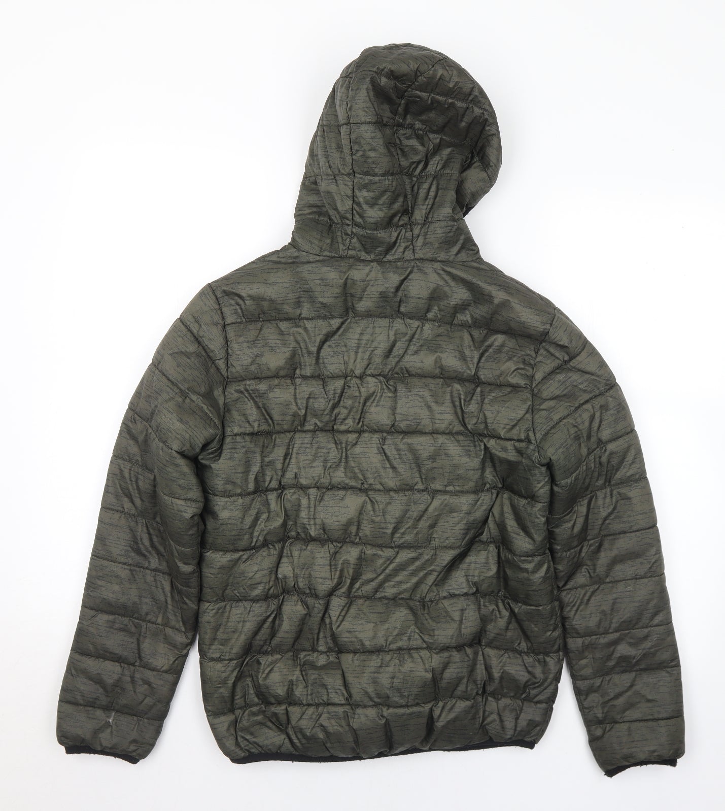 Primark Boys Green   Quilted Coat Size 12-13 Years  Zip