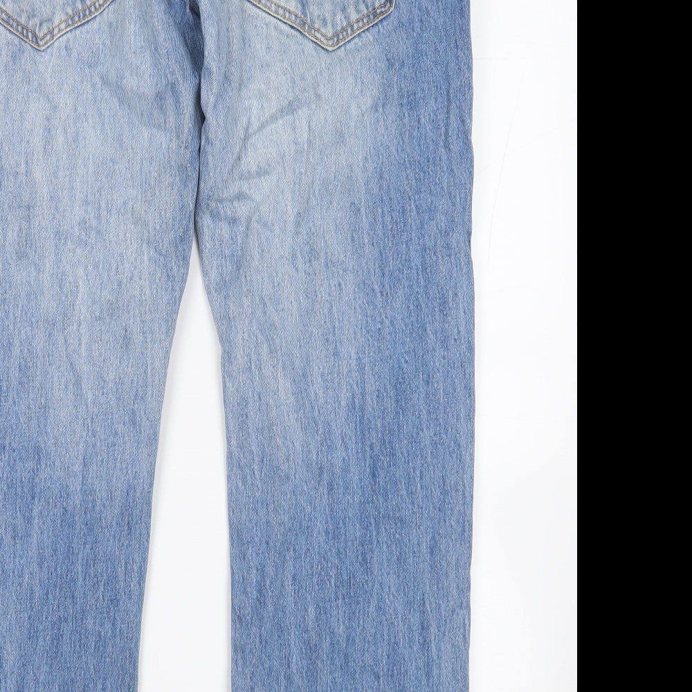 Mish Mash Mens Blue  Cotton Straight Jeans Size 34 in L30 in Regular