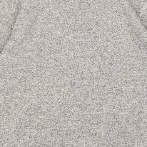 George Mens Grey High Neck  Polyester Pullover Jumper Size 2XL