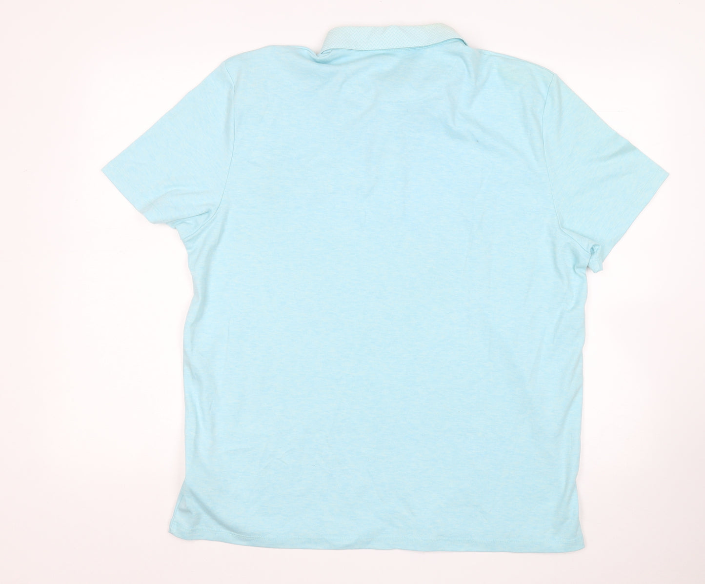 F&F Mens Blue  Polyester  Polo Size XL Collared