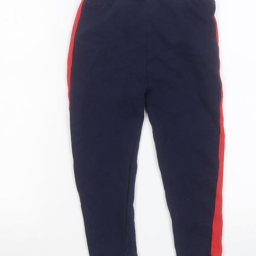 F&F Boys Blue  Cotton Jogger Trousers Size 5-6 Years  Regular  - Spiderman