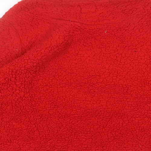 Primark Womens Red  Polyester Pullover Sweatshirt Size 10   - Mickey Mouse