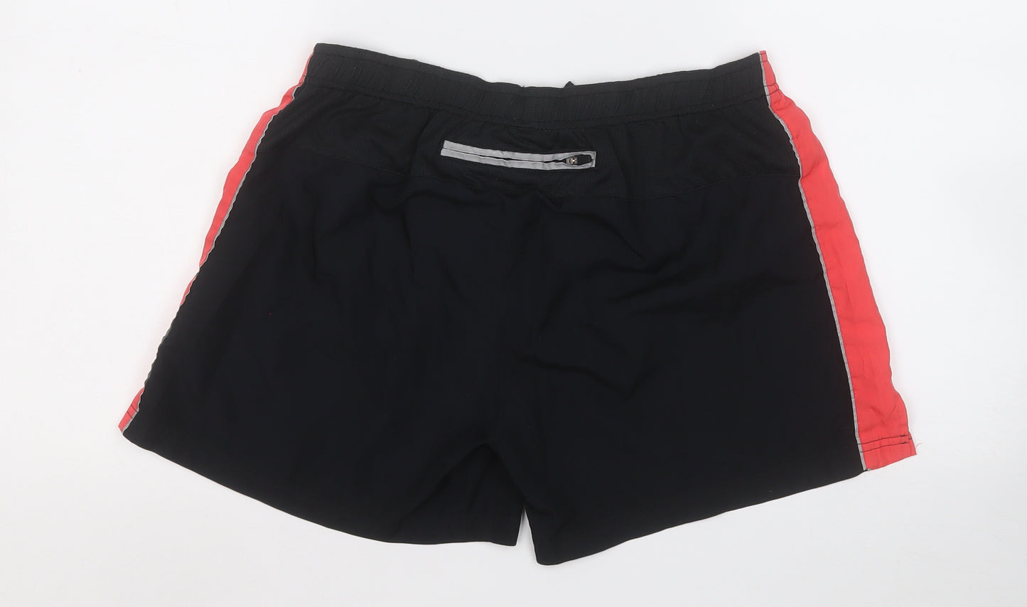 USA Pro Womens Black  Polyester Sweat Shorts Size 12  Regular
