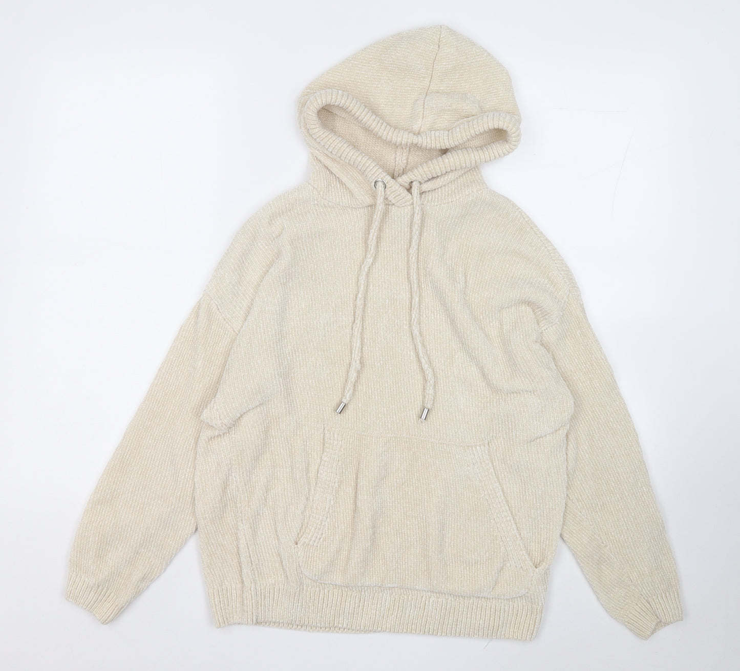 Primark Womens Beige  Polyester Pullover Hoodie Size 10