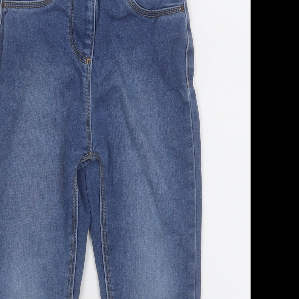 George Boys Blue  Cotton Straight Jeans Size 5 Years  Regular
