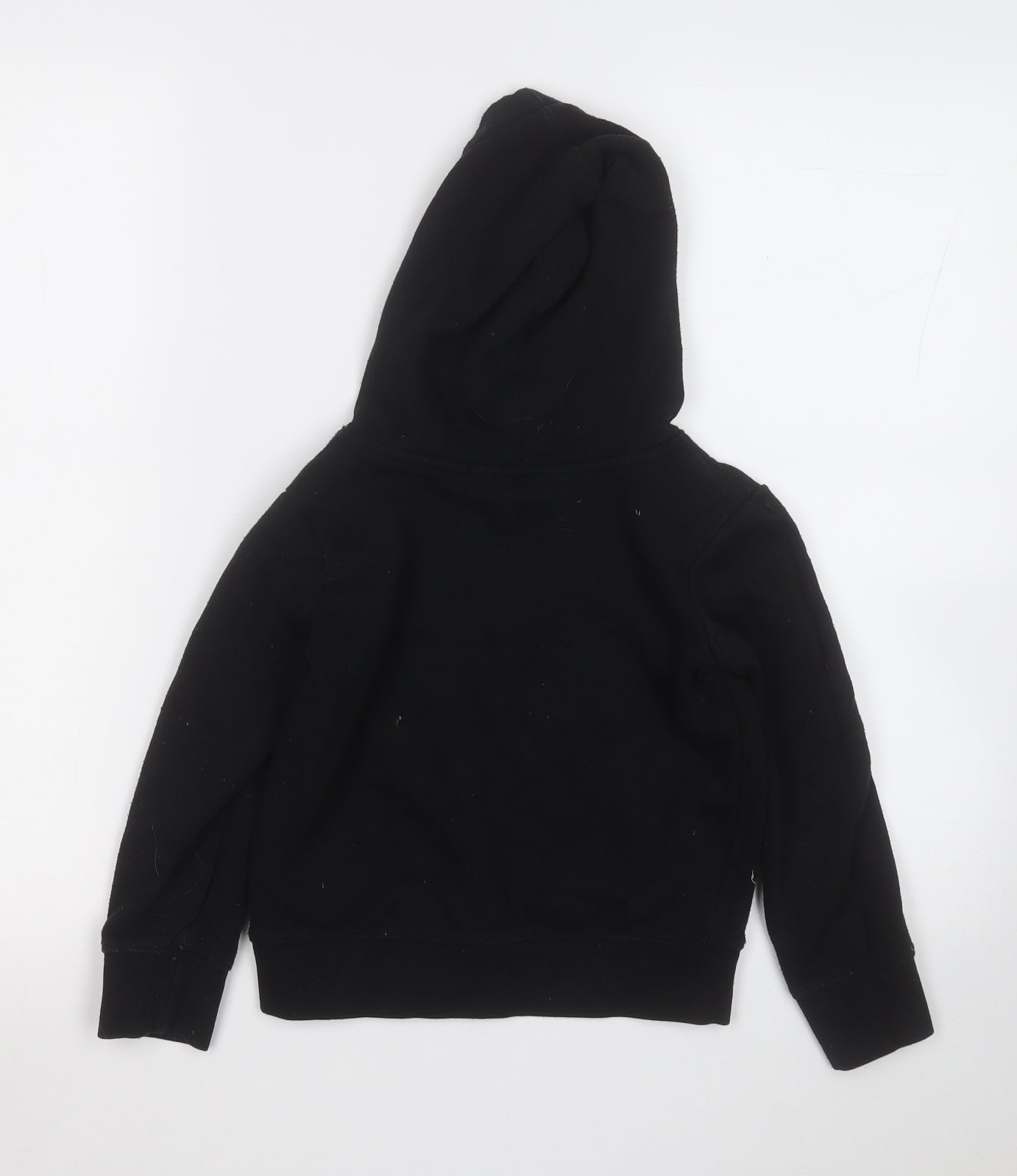 Jordan Boys Black  Cotton Pullover Hoodie Size 6-7 Years