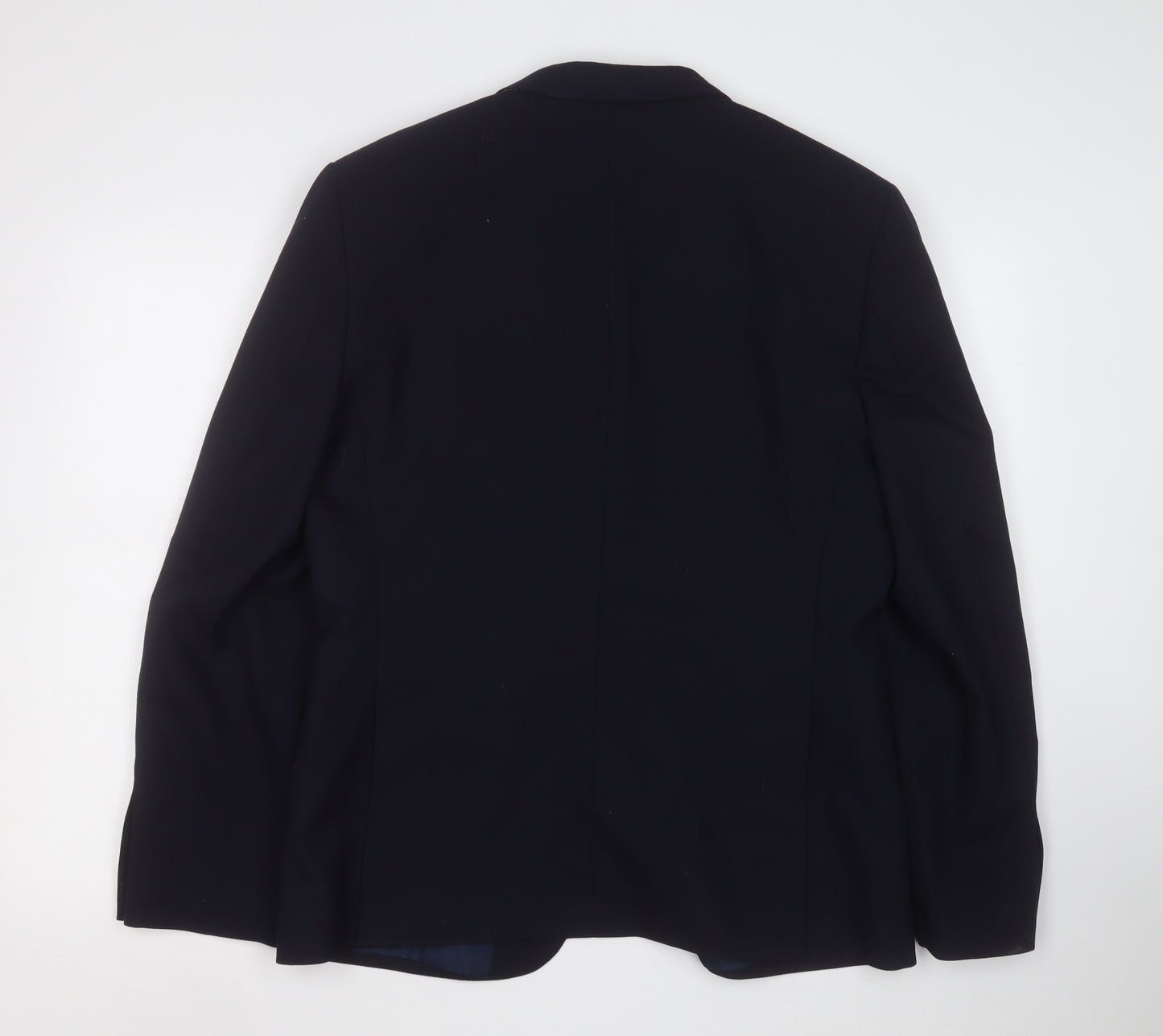 Marks and Spencer Mens Blue Wool Jacket Suit Jacket Size 42