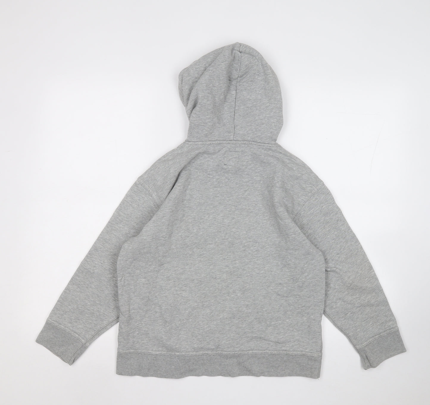Gap Boys Grey Cotton Pullover Hoodie Size 10-11 Years