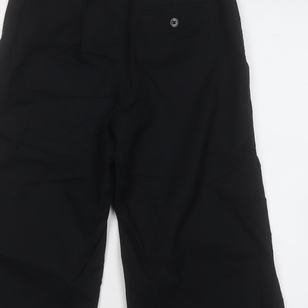 Gap Womens Black Cotton Trousers Size 8 L20 in Regular