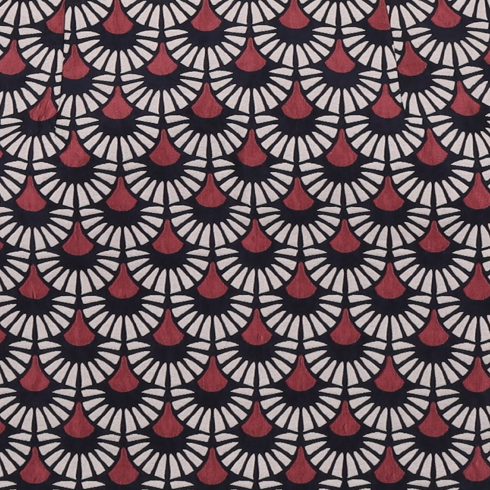 Sister Jane Womens Pink Geometric Polyester Mini Skirt Size L
