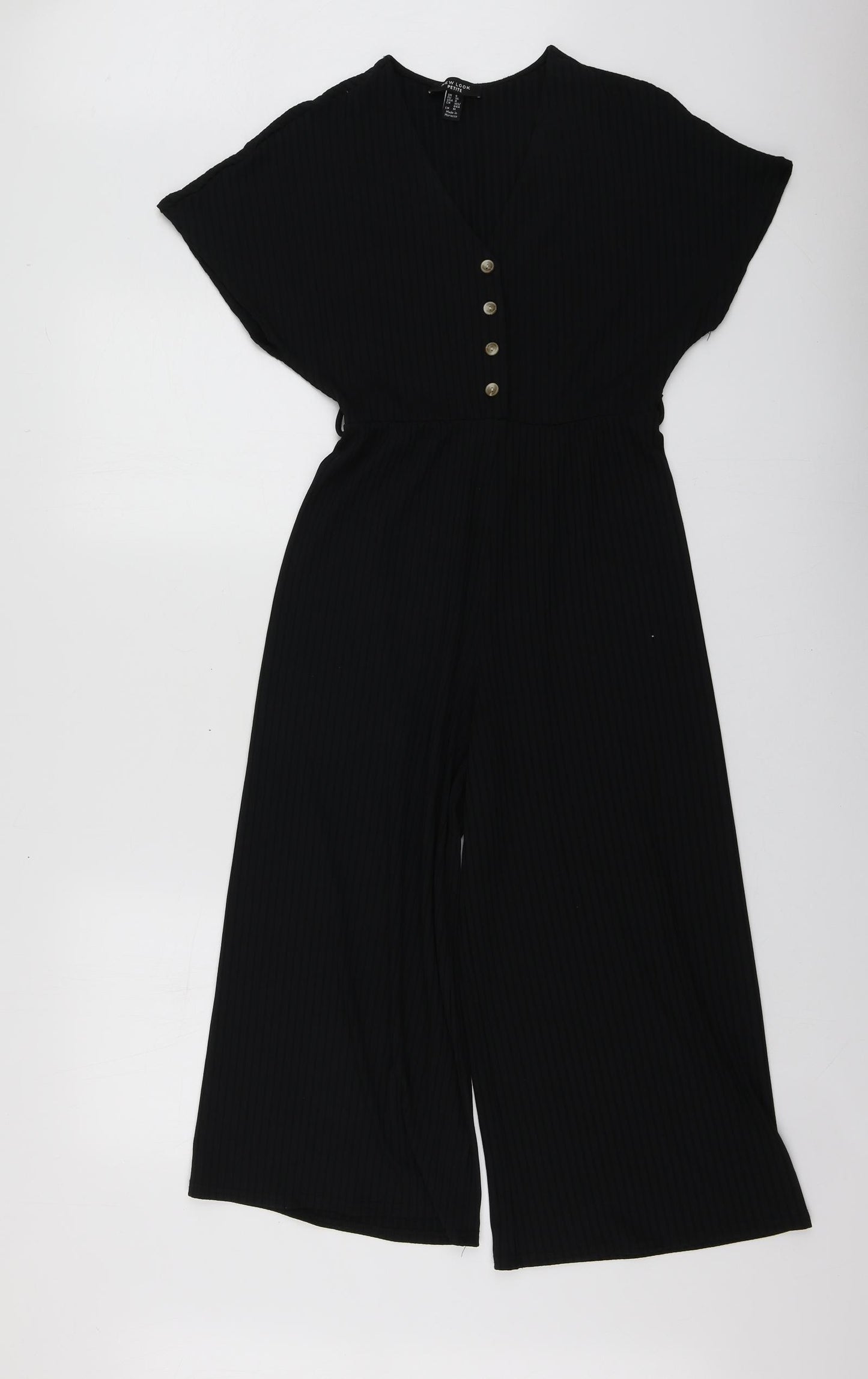 New Look Womens Black  Polyester Trousers One-Piece Size 8