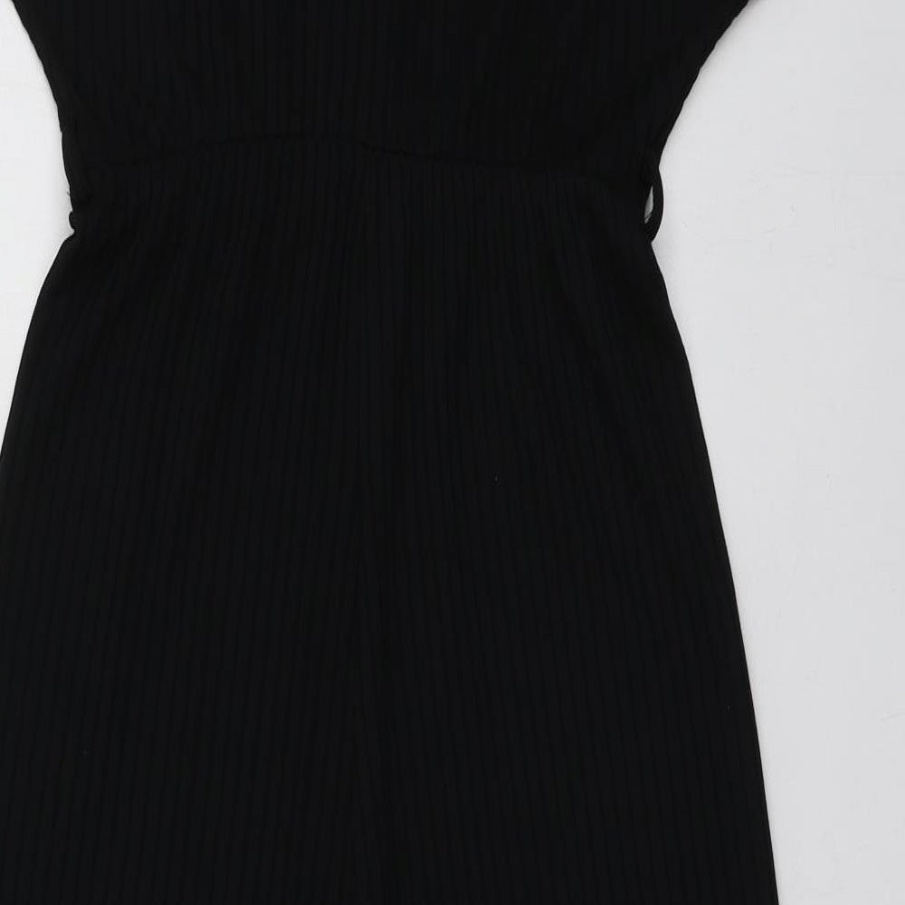 New Look Womens Black  Polyester Trousers One-Piece Size 8