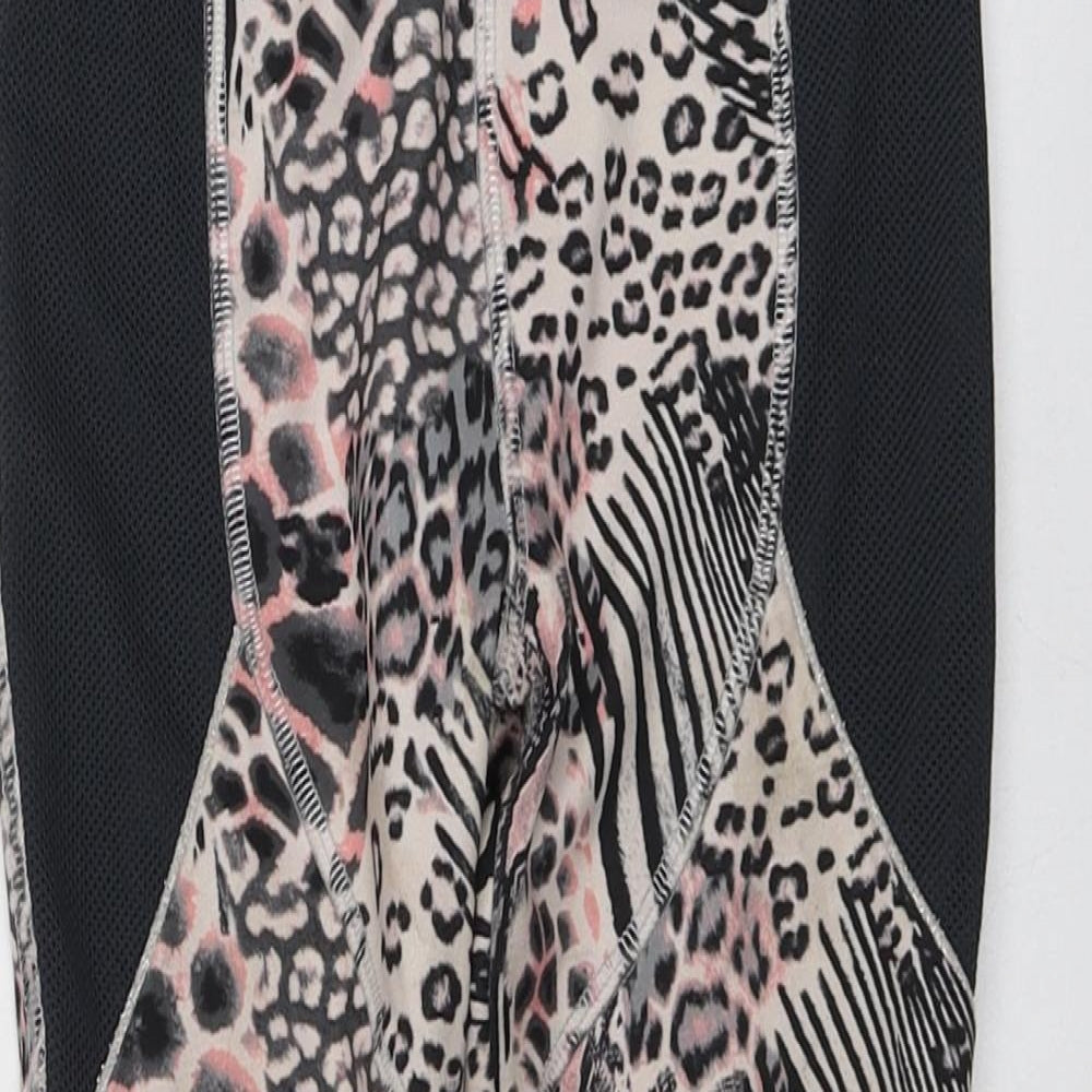 NEXT Girls Pink Animal Print Polyester Jegging Trousers Size 5 Years Regular