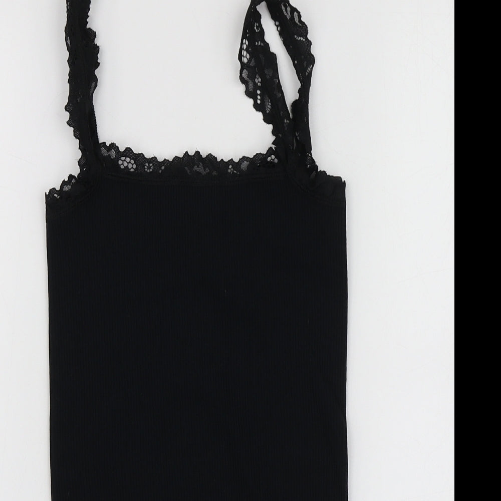 Zara Womens Black Nylon One-Piece Size XS