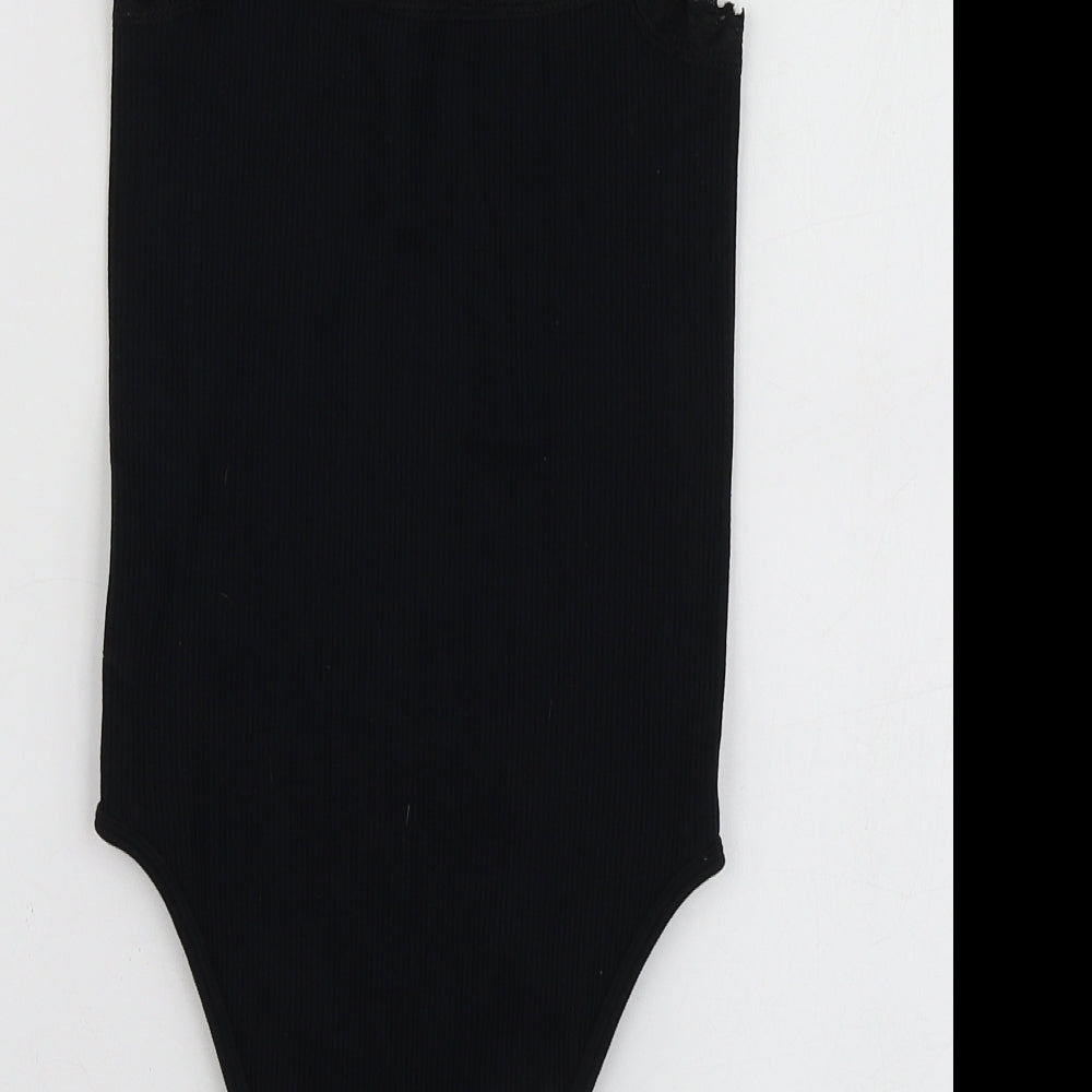 Zara Womens Black Nylon One-Piece Size XS