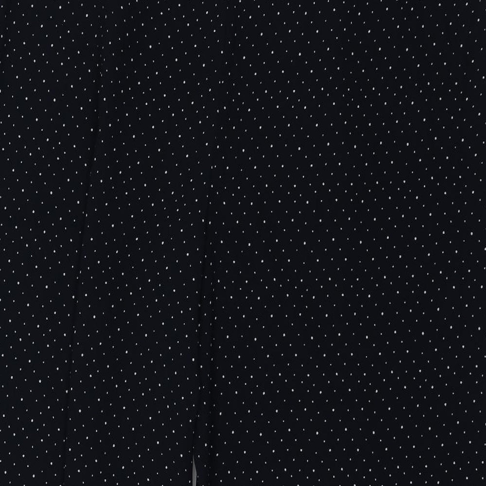 Whistles Womens Blue Polka Dot Polyester Trousers Size 16 L22 in Regular