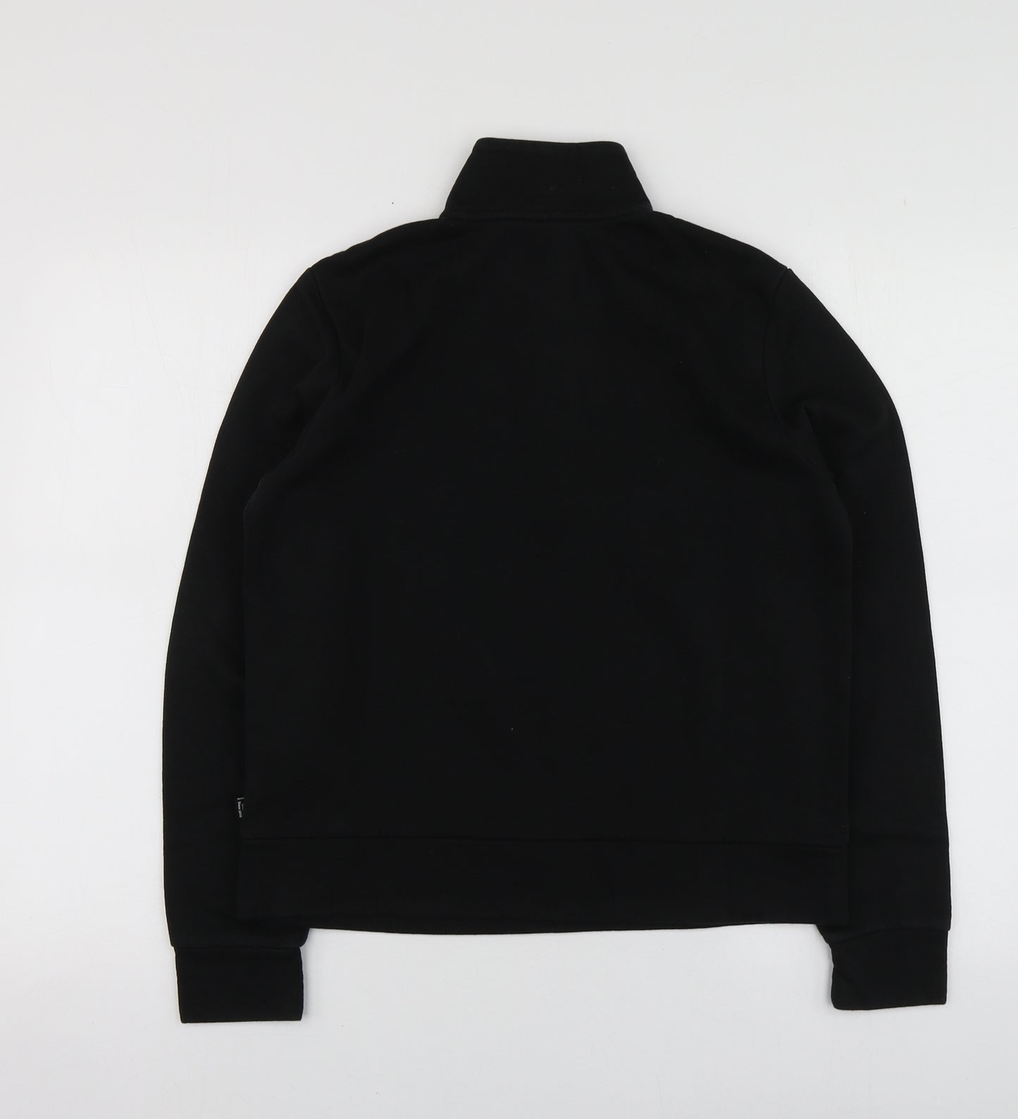 PUMA Womens Black Polyester Pullover Hoodie Size S