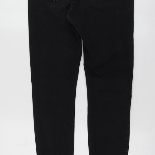 ASOS Womens Grey Cotton Skinny Jeans Size 32 in L28 in Regular