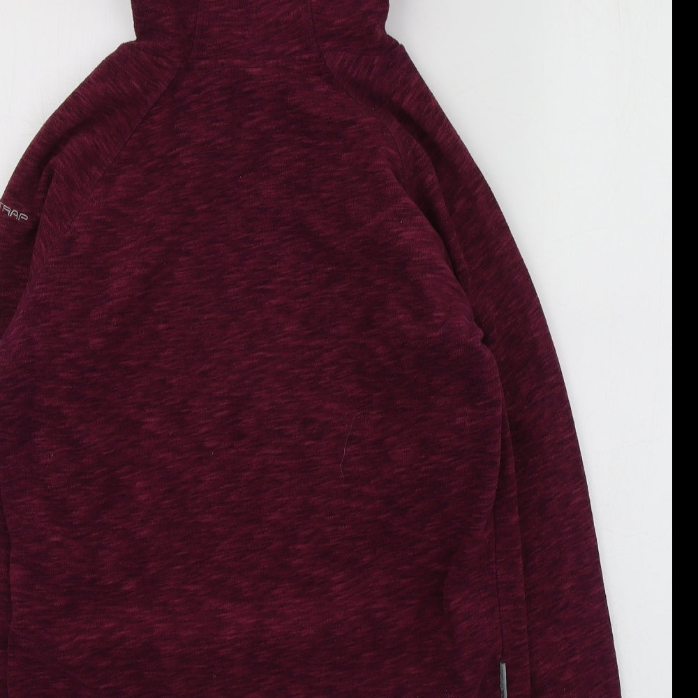 Trespass Womens Purple Polyester Pullover Hoodie Size M