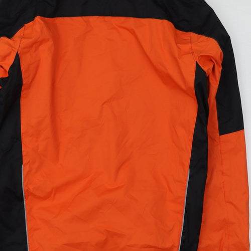 Outdoor Tour Mens Orange   Rain Coat Jacket Size M