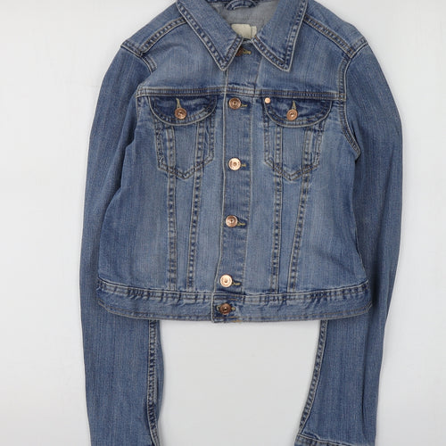 &Jacket Womens Blue   Jacket  Size 4