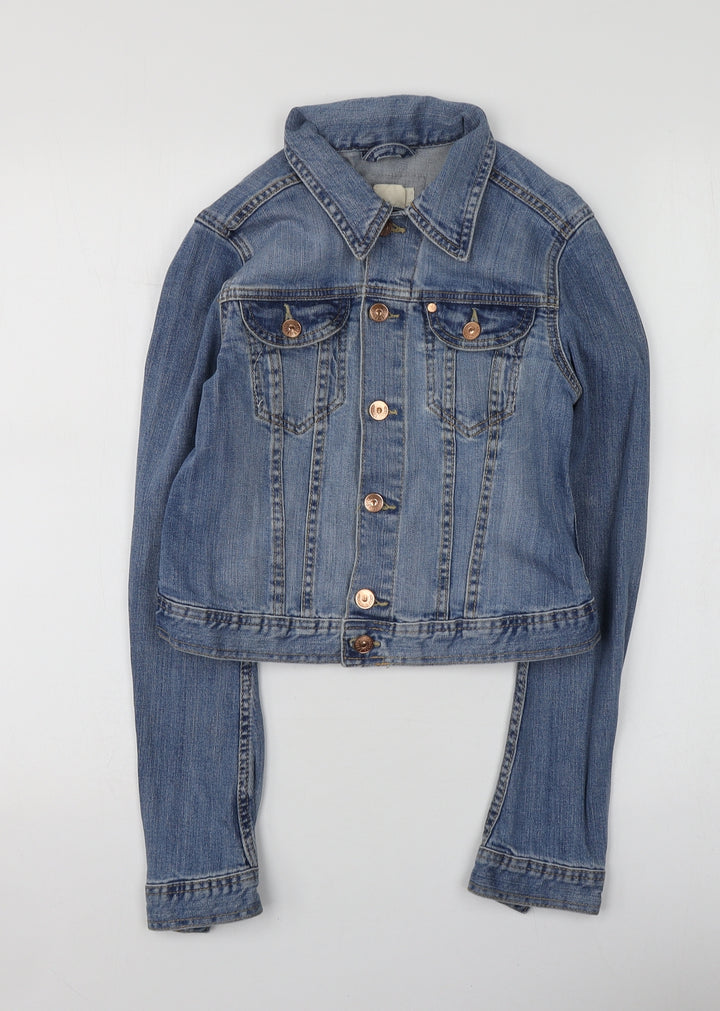 &Jacket Womens Blue   Jacket  Size 4