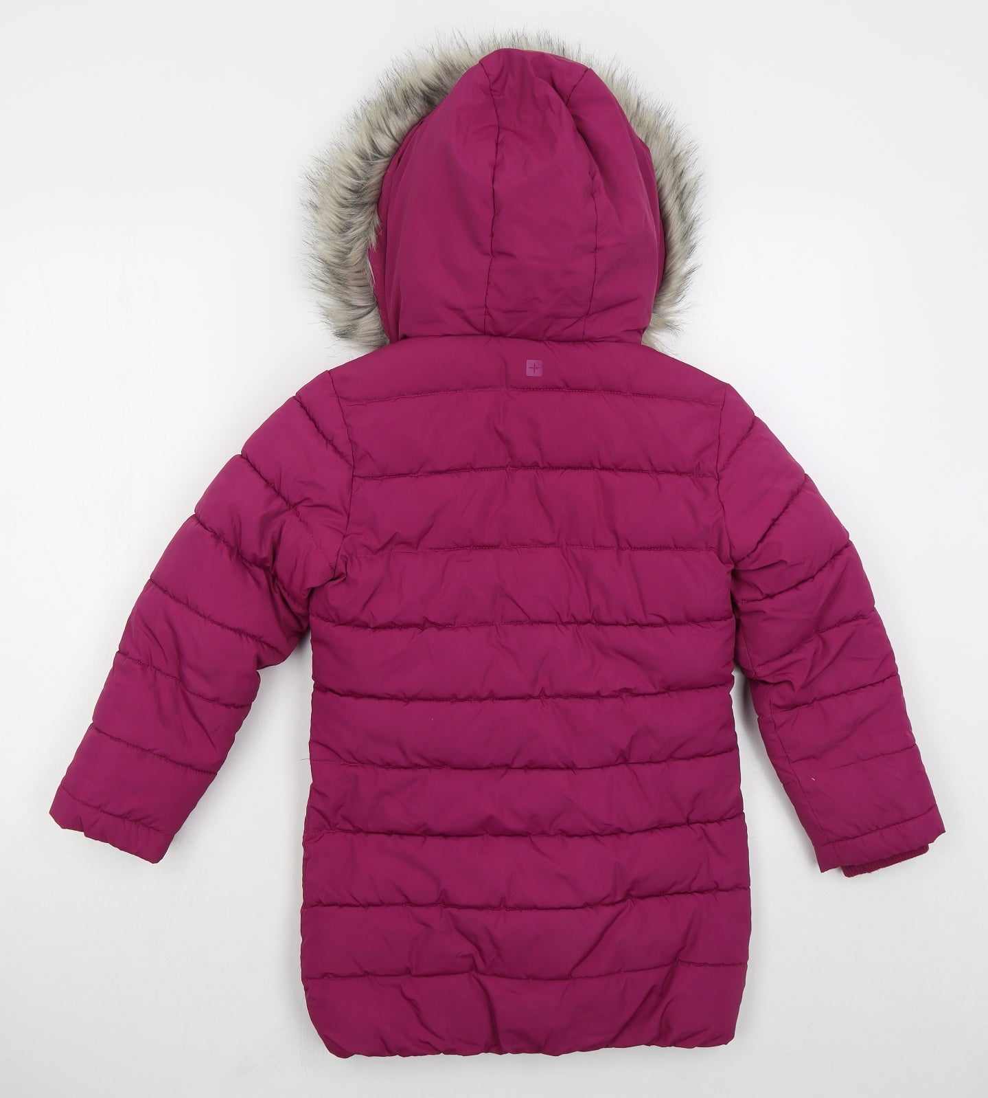 Mountain Warehouse Girls Pink   Basic Coat Coat Size 7-8 Years  Zip