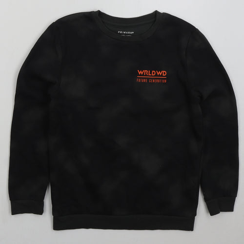 Primark Boys Grey  Cotton Pullover Sweatshirt Size 9-10 Years  Pullover - Future Generation