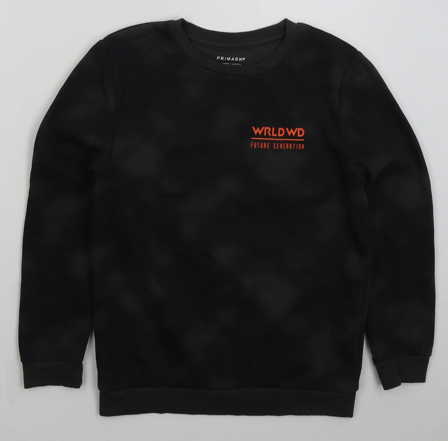 Primark Boys Grey  Cotton Pullover Sweatshirt Size 9-10 Years  Pullover - Future Generation