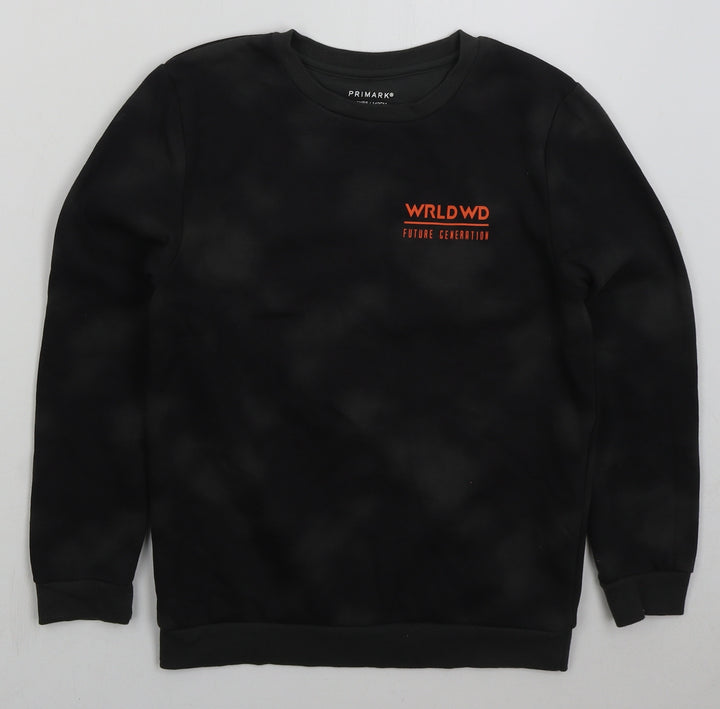 Primark Boys Grey  Cotton Pullover Sweatshirt Size 9-10 Years  Pullover - Future Generation